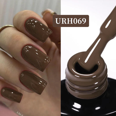 UR SUGAR 7ml Nude Pink Color Nail Gel Polish Semi Permanent Soak Off UV DIY Nail Art Gel Long Lasting Design Manicure Supplies