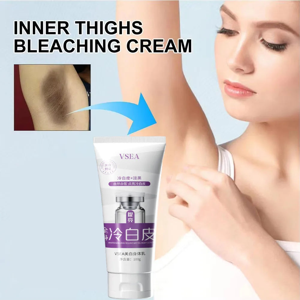 Body whitening cream niacinamide whitening lightening private armpit knee inner thigh whitening nourishing moisturising cream