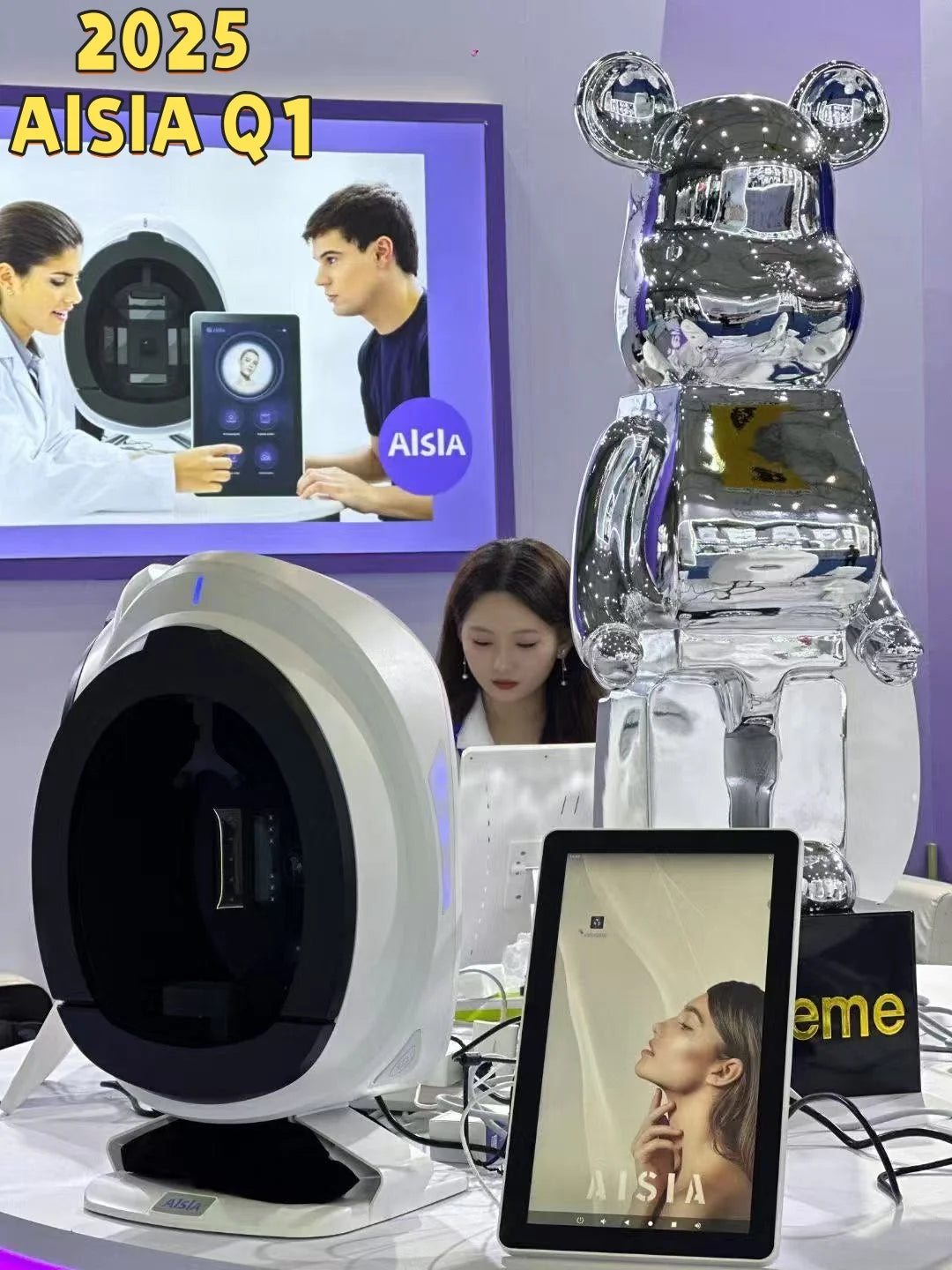 Latest Portable 4G WiFi Skin Analyzer 3D Magic Mirror Smart Tester Big Data Skin Detect Analysis Machine