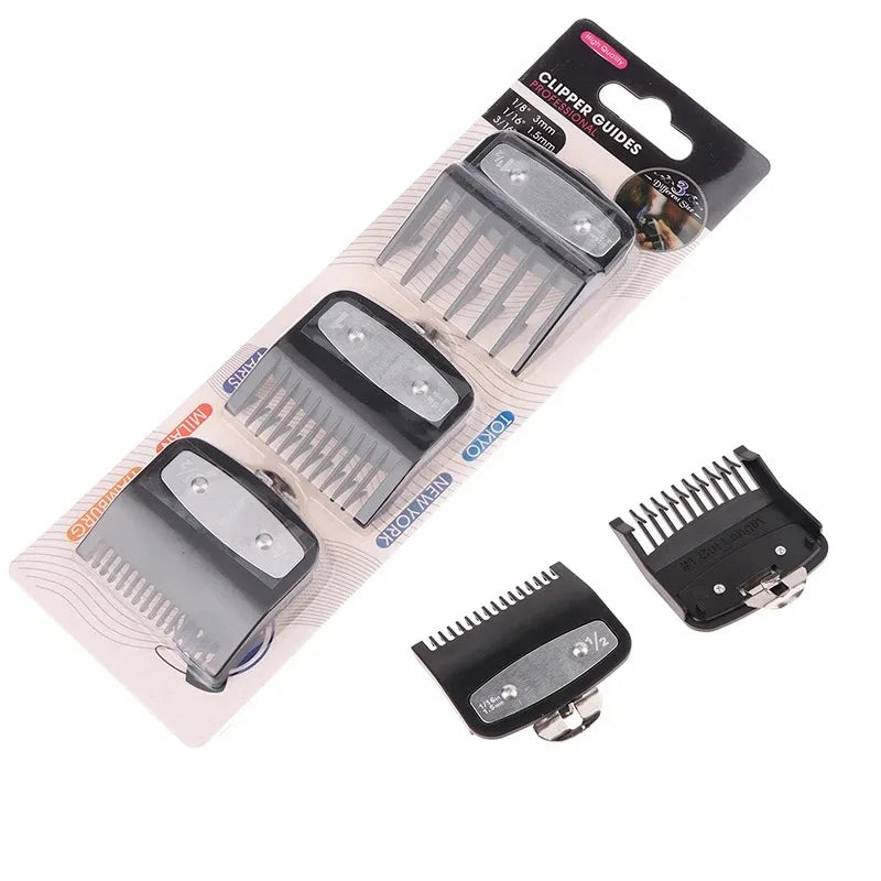 1/3/5Pcs Hair Clipper Guards Guide Combs Trimmer Styling Tools Attachment Compatible 1.5mm 3mm 4.5mm