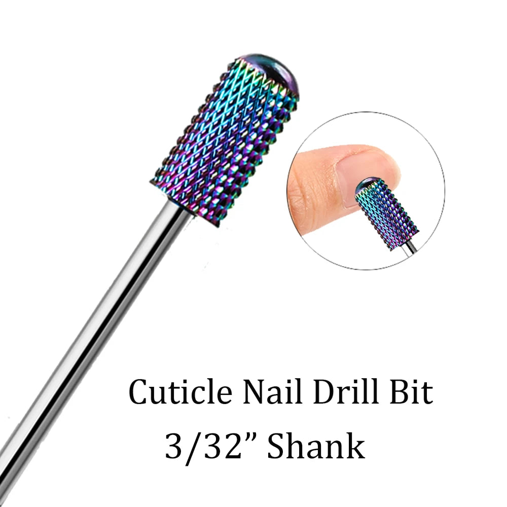 1pc Tungsten Carbide Nail Drill Bit Cutter For Manicure Machine Carbide Electric Nail Drill Milling Cutter For Nail Accessories