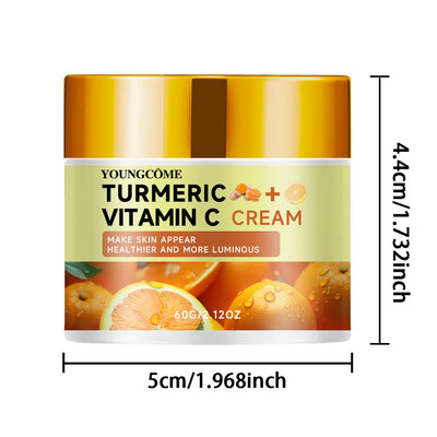 Turmeric and vitamin C firming face cream Anti-oxidant Nourishing Moisturizing Repair Skin Brighten Fade Dark Spot Essence Face