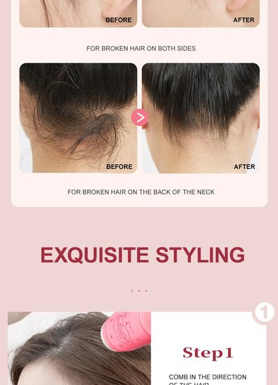 O’CHEAL 40g Hair Wax Stick Hair Artifact Finishing Broken Hair Cream Hair Spray Fix Wax Anti-frizz Body Cream Stick Wax Stick