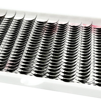 1box Manga Anime Spire Eyelashes Extension Feather Shape 0.07mm C/D Curl Mix 8-15mm/9-13mm Cashmere Premade Fan Eyelashes