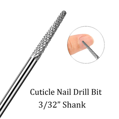 1pc Tungsten Carbide Nail Drill Bit Cutter For Manicure Machine Carbide Electric Nail Drill Milling Cutter For Nail Accessories
