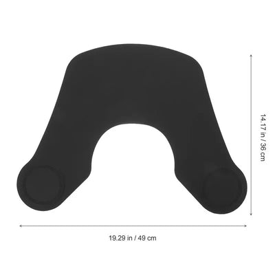 Silicone hair Cutting Collar Hair Dyeing Shawls Hairdressing Cape Neck Wrap Guard Haircut Shoulder Pad Scarf Random Style