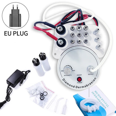 3 In 1 Combo Beauty Diamond Microdermabrasion Dermabrasion Machine Water Spray Exfoliation Machine Wrinkle Face Peeling Set