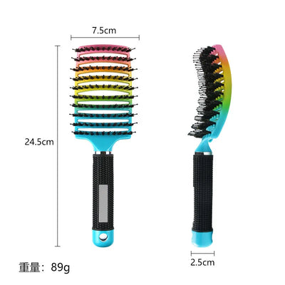 Magic Demelant Brush Bristle Nylon Hairbrush Wet Curly Detangle Anti-Static Hair Brush salon Professional hair styling tools