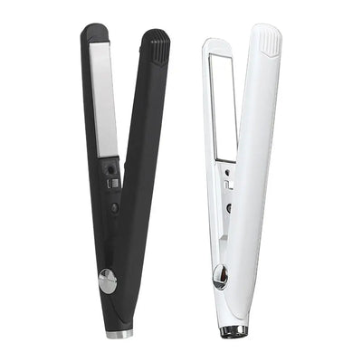 Mini Usb Portable Cordless Hair Straightener Curler Styling Flat Iron Rechargeable Split Professional Curling Straightening V7w7