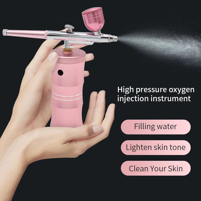 Professional Disinfectant Fogger Machine Airbrush Nail With Compressor For Nails Cake Tattoo Makeup Paint Air Spray Gun Oxygen I