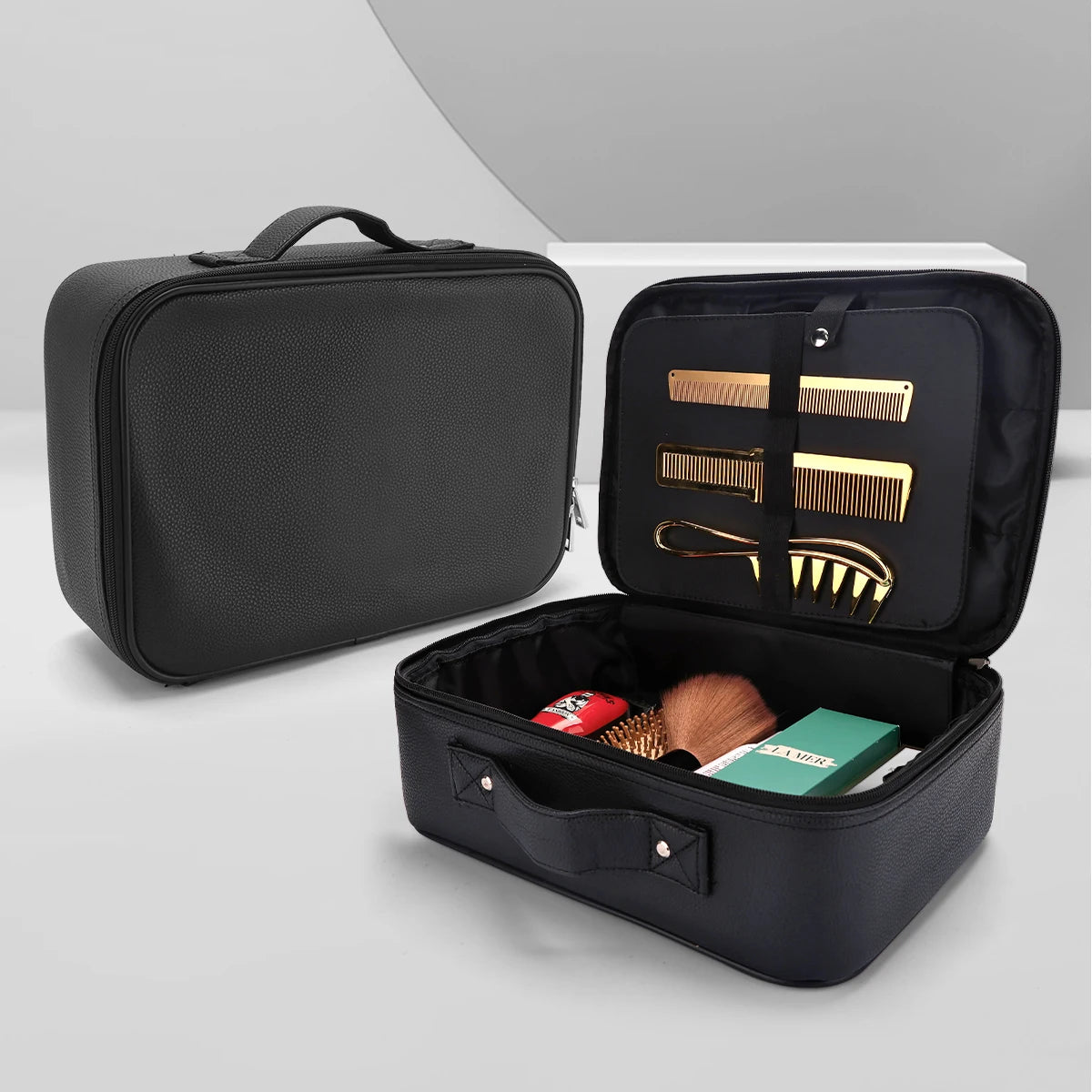 Skin Hair Scissor Salon Tool Bag Professional Barber Hairdressing Tools Large Capacity Waterproof Storage Box Portable Suitcase