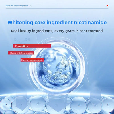 Mild niacinamide whitening and blemish cream, lightens melanin dull pigment, moisturizes skin care