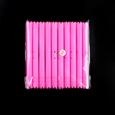 30pcs/set 16.5cm Length Hollow Cold Perm Rods with Rubberbands Extra Long Curler Bars Heatless Rollers Hairdresser Tools 1903