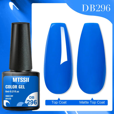 Mtssii 6ml Nail Gel Jelly Eggshell Gel Nail Polish Transparent Gel Soak Off Nail Art Gel UV LED Varnish