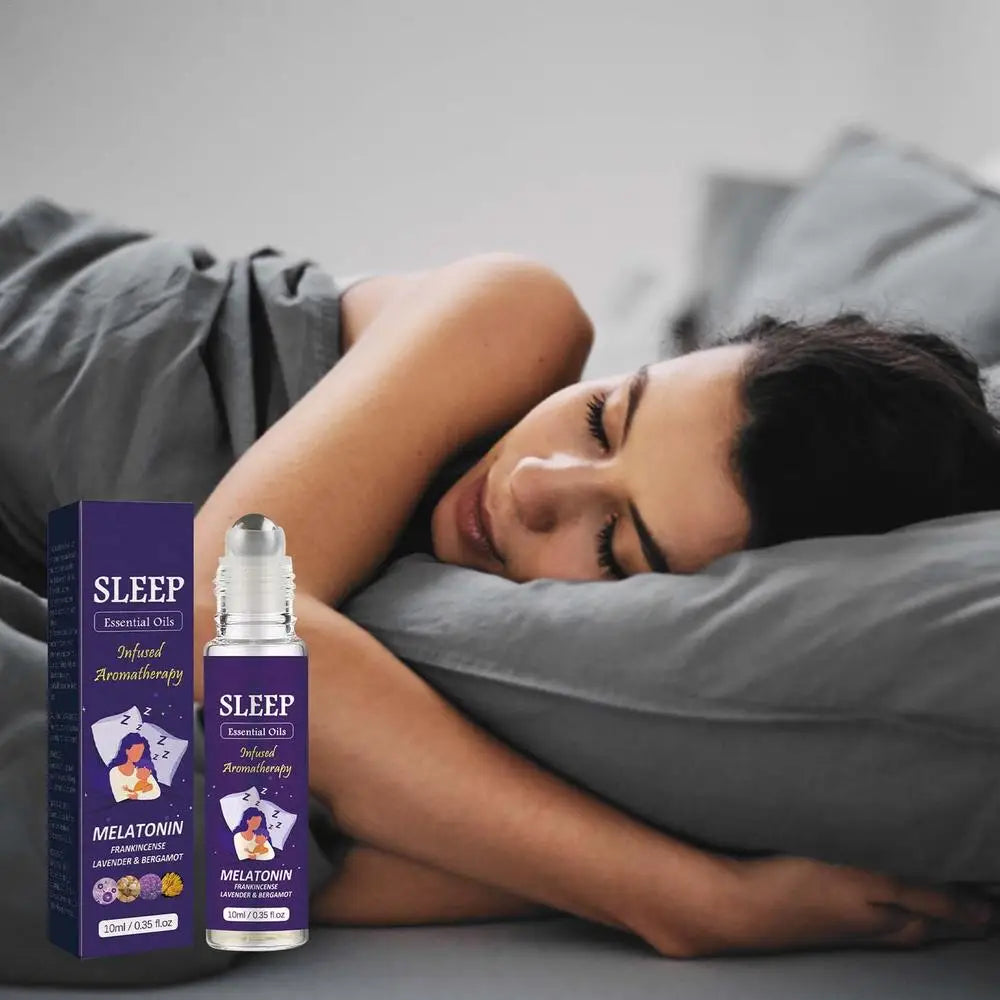 Pure Natural Essential Oils Sleeping Rollerball Essential Oil Lavender And Bergamot Soothing Essential Oil Gifts for Women