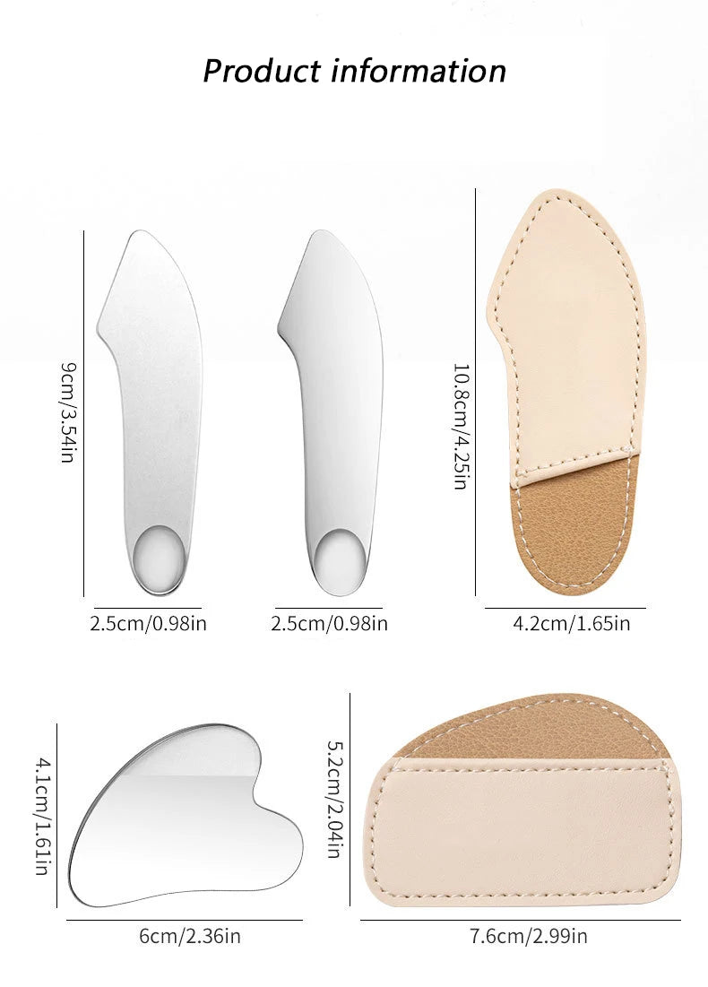 Stainless Steel Cosmetic Scraper Spatula Facial Scraping Massage Foundation Cream Scooping Mixing Stick Professional Makeup Tool