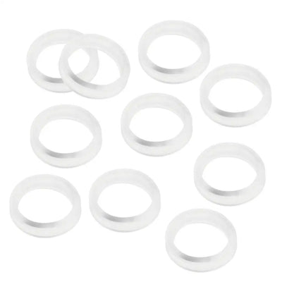 10 Pieces Barber Hair Shears Scissors Finger Rings Grips Inserts - Soft Rubber Ring Sizer, Fits Most Shears