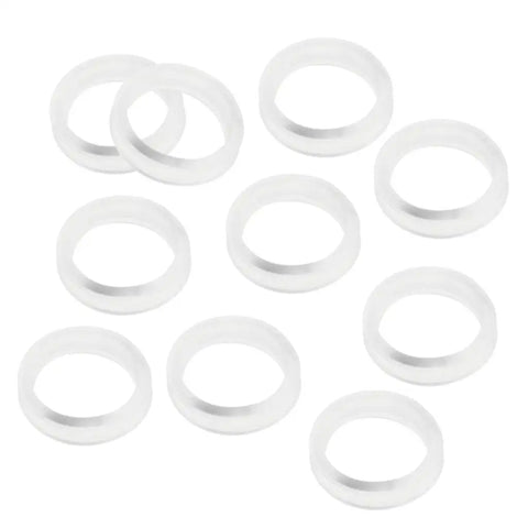 10 Pieces Barber Hair Shears Scissors Finger Rings Grips Inserts - Soft Rubber Ring Sizer, Fits Most Shears