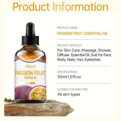 30mlPassion Fruit Essential Oil  Skin Brightening, Hydrating, Hair Repair, Aromatherapy Humidifier Soap Multi-purpose essential