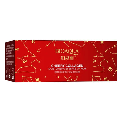 Cherry Collagen Essence Lip Balm Improve Dryness Dullness Fade Lips Lines Deep Moisturizing Nourishing Lip Mask