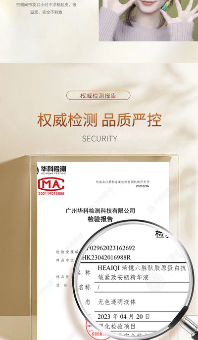 28 Pieces Set Six Peptide Collagen Anti Wrinkle Firming Ampoule Essence Anti-aging Light Line Essence Liquid Beauty Salon Kit