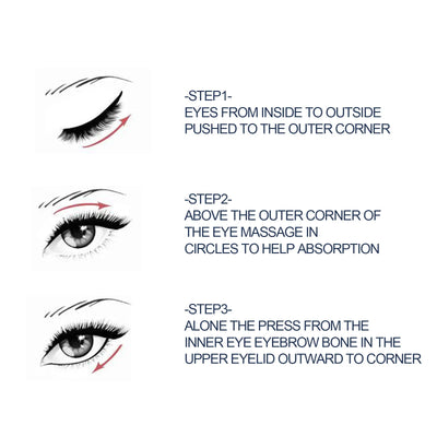 2Pcs Men's Retinol Eye Cream Moisturizing Anti-Aging Remove Dark Circle Anti-Puffiness Fade Wrinkles Hydrating Firming Eye Care