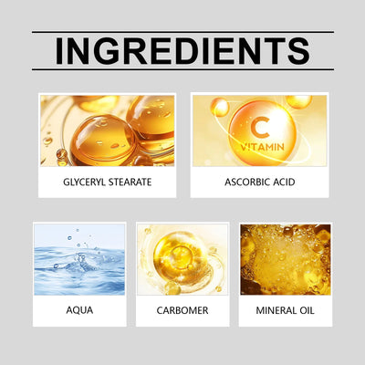 Hoygi Vitamin C Walnut Antioxidant Cream Brightening Tone Evening Dark Spot Correcting Hydrating Lightweight Fast Absorbing Skin