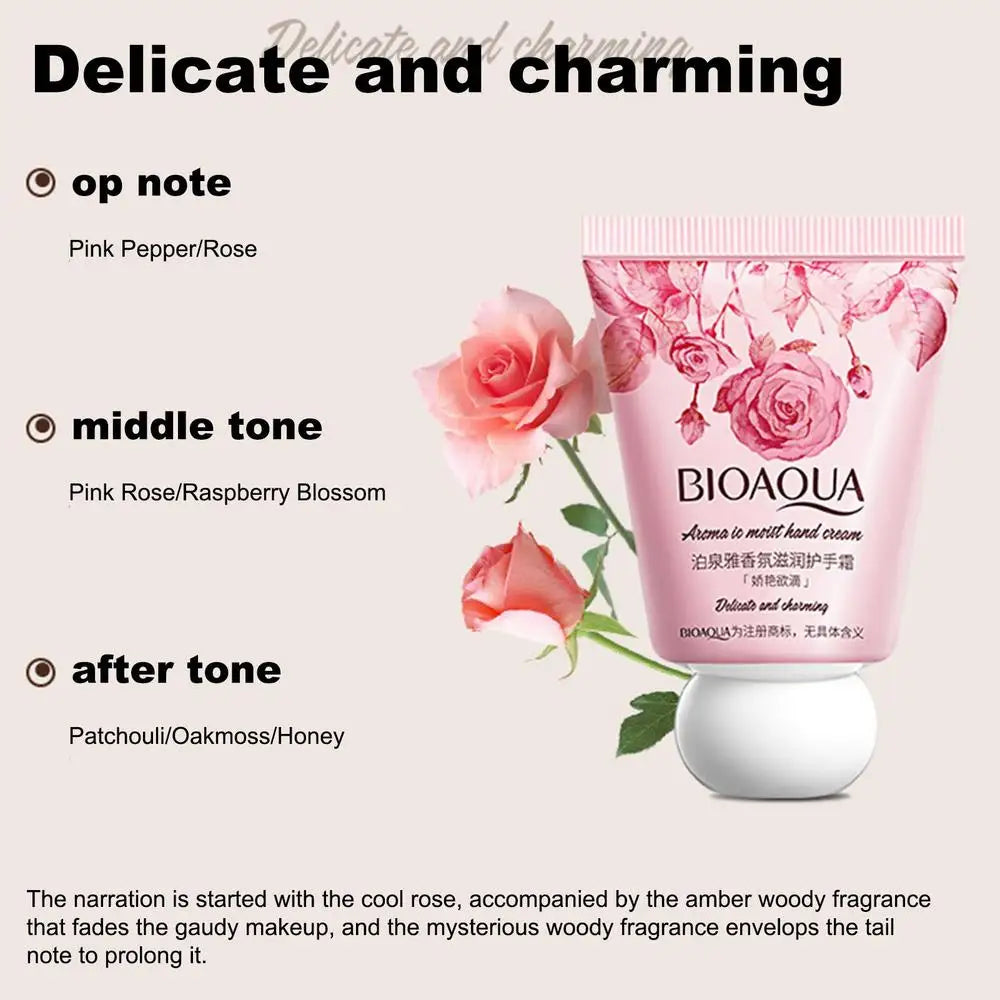 1pcs Fragrant Hand Cream For Women Moisturizing Anti-wrinkle Repair Anti Dry Hand Skincare Lotion Hands Care Christmas Gift