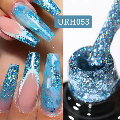 UR SUGAR 7ml Nude Pink Color Nail Gel Polish Semi Permanent Soak Off UV DIY Nail Art Gel Long Lasting Design Manicure Supplies