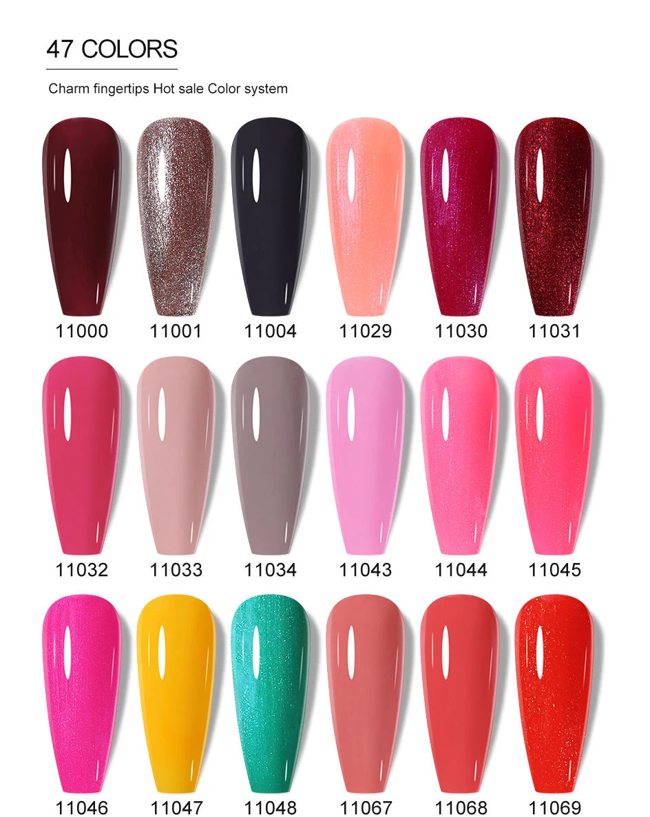 Clou Beaute Nail Gel Polish Kit 15ml Soak Off UVLED Nails Varnish Semi Permanent Nail Art Gels Lacquer Top Base Coat Gel Lacquer