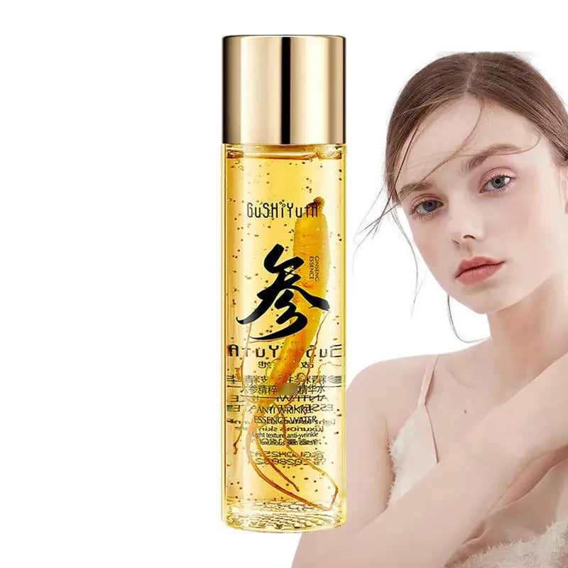 NEW 100ml/120ml Gold Ginseng Face Essence Polypeptide Anti-wrinkle Lightning Moisturizing Facial Serum Skin Care Products