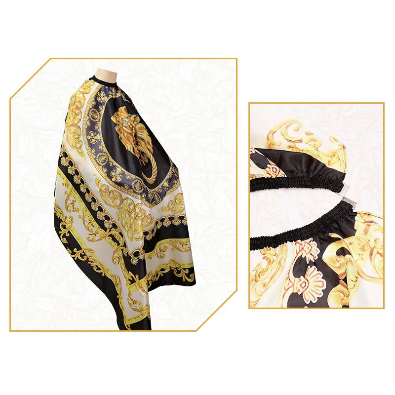 Professional Hairdressing Hairdresser Cloth Lion Pattern Gown Barber Waterproof Hairdresser Apron Haircut capes Accessories