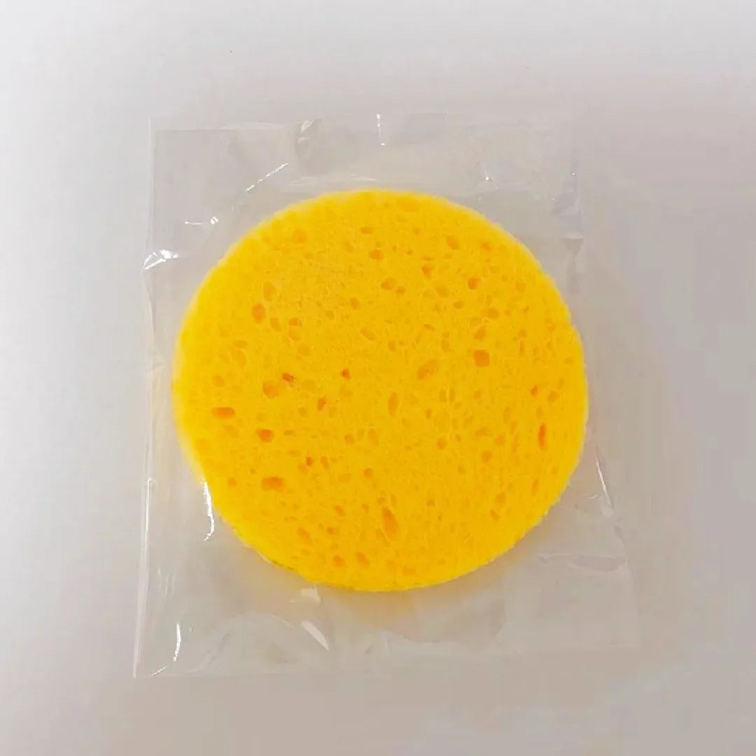 5-10pcs Face Round Makeup Remover Tools Wood Pulp Makeup Beauty Sponge Cellulose Compress Cosmetic Puff Facial Washing Sponge