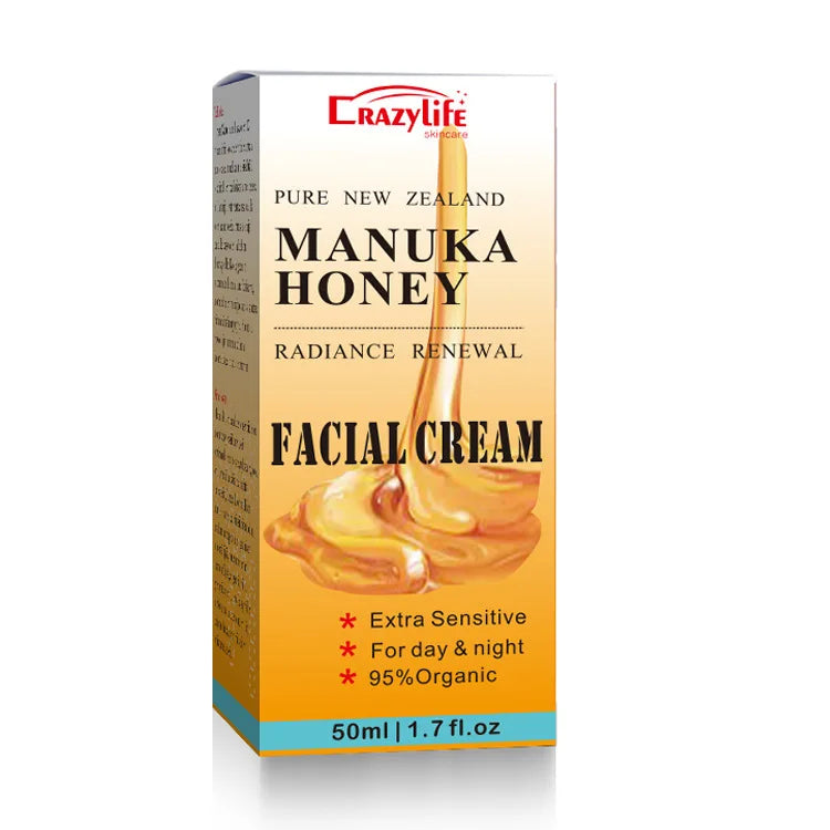 50ml NewZealand Bee Venom Honey Facial Cream Firming Lifting Skin Treatment Facial Cream Calming Night Cream
