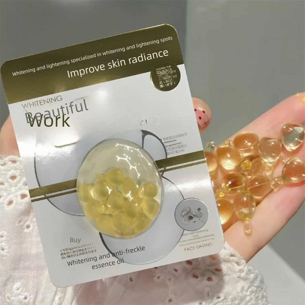 Remove Freckles Brighten Essence Moisturizing Whitening Serum Korean Facial Skin Care Beauty Health