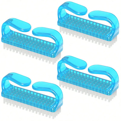 4pcs/Set Nail Art Tools Kit With Large Nail Polish Brush, Dust Brush, Cleaning Brush And Cuticle Pusher