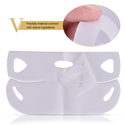 1/6/10pcs Lifting Facial Mask Face V Shape Hydrogel Thin Face-Lifting Slimming Mask Reduce Double Chin Face Massage
