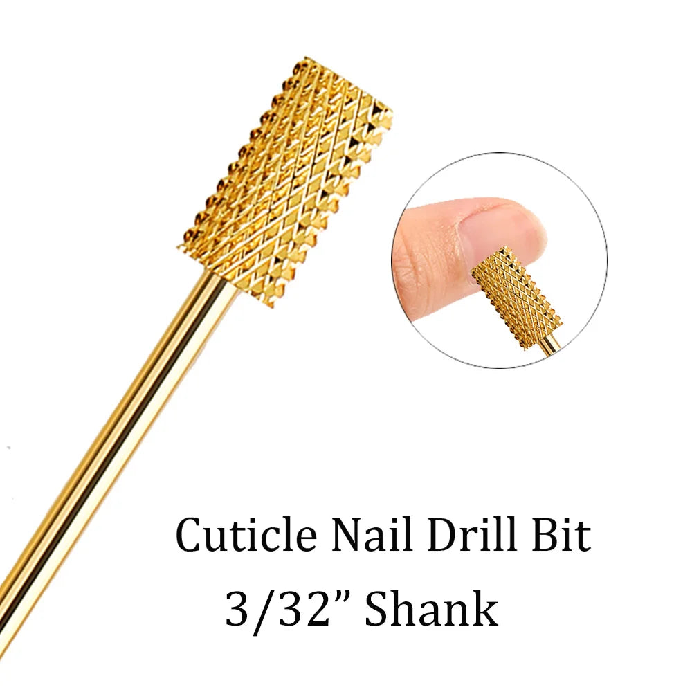 1pc Tungsten Carbide Nail Drill Bit Cutter For Manicure Machine Carbide Electric Nail Drill Milling Cutter For Nail Accessories