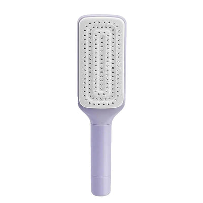 1/2pcs Rotatable Self Cleaning Hair Brush Massage Air Cushion Comb Magic Retractable Self-Cleaning Massage Brush Telescopic Comb