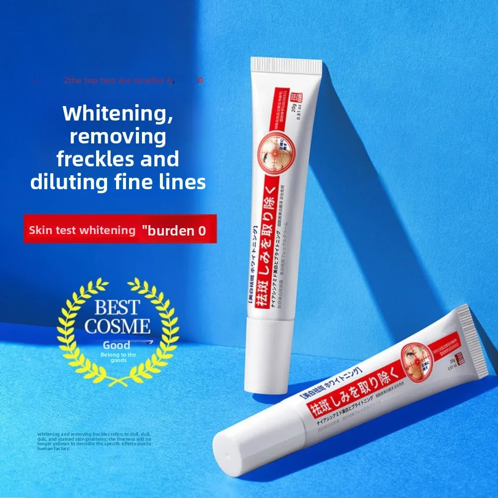 Mild niacinamide whitening and blemish cream, lightens melanin dull pigment, moisturizes skin care