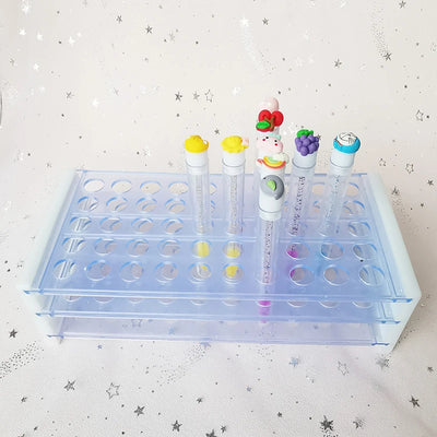 Eyebrow Brush Tube Display Stand Eyelash Brush Storage Bracket Tweezers Lipstick Storage Acrylic Pen Stand Beauty Makeup Tools