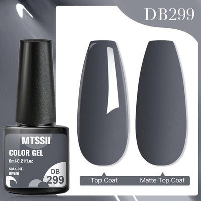Mtssii 6ml Nail Gel Jelly Eggshell Gel Nail Polish Transparent Gel Soak Off Nail Art Gel UV LED Varnish