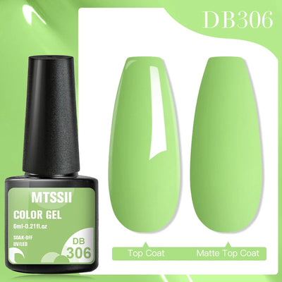 Mtssii 6ml Nail Gel Jelly Eggshell Gel Nail Polish Transparent Gel Soak Off Nail Art Gel UV LED Varnish