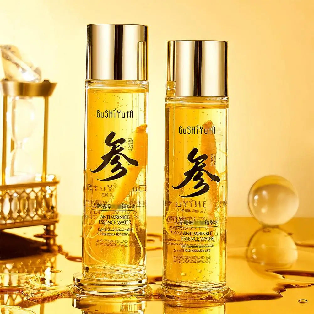 NEW 100ml/120ml Gold Ginseng Face Essence Polypeptide Anti-wrinkle Lightning Moisturizing Facial Serum Skin Care Products