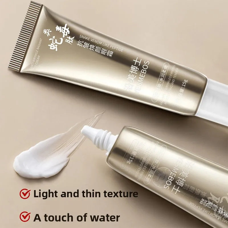 Anti-wrinkle and rejuvenating eye cream, moisturizing, nourishing, improving dullness, firming and removing eye bags