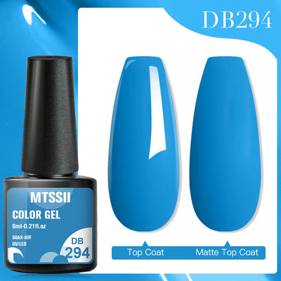 Mtssii 6ml Nail Gel Jelly Eggshell Gel Nail Polish Transparent Gel Soak Off Nail Art Gel UV LED Varnish