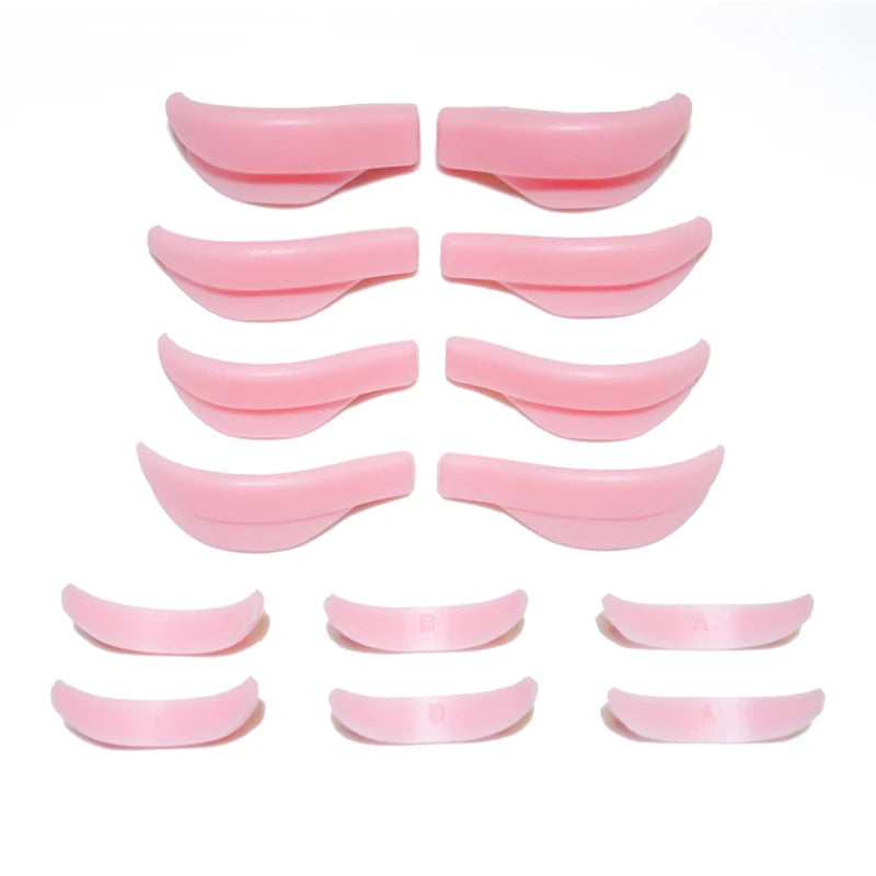 4/5/7 Pairs Silicone Eyelash Perming Pad Lash Lifting Kit Recycling 3D Eyelashes Curler Rods Shield Lashes Extension Supplies