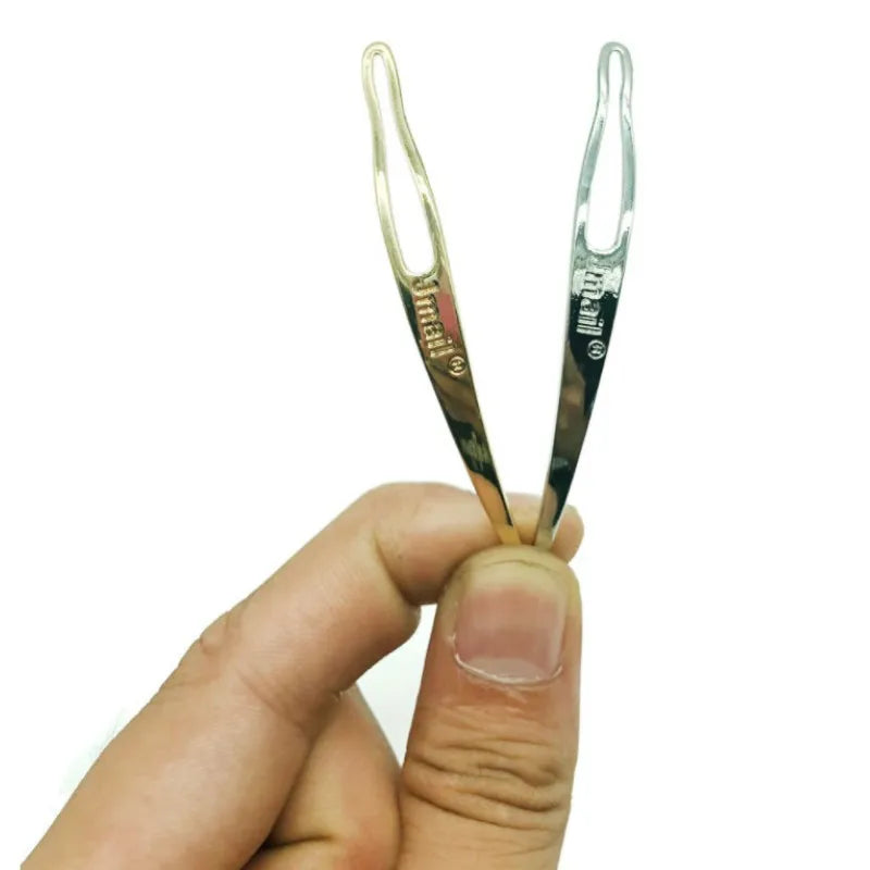 1pcs Wooden Crochet Dreadlocks Braid Needle Feather Wig Hook Needles Threader Knitting Hair Crochet Needles Hair Extension Tools