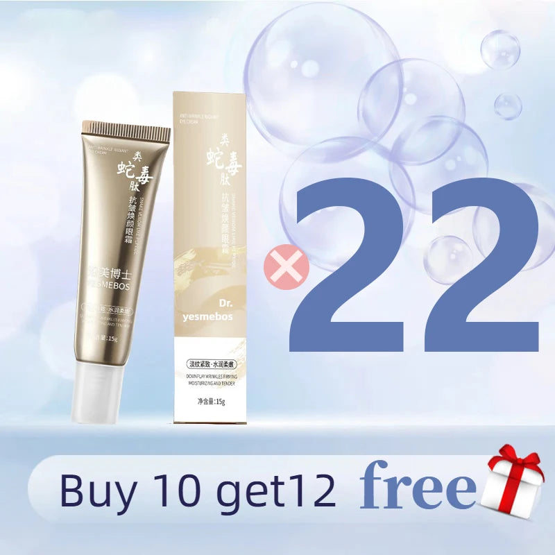 Anti-wrinkle and rejuvenating eye cream, moisturizing, nourishing, improving dullness, firming and removing eye bags