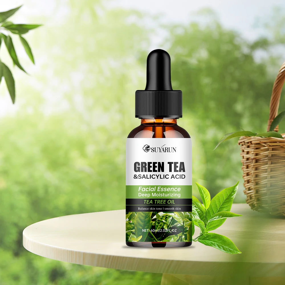 Contains salicylic acid and green tea to remove dark spots Moisturizing Repair Anti-aging Essence Facial Skin Care